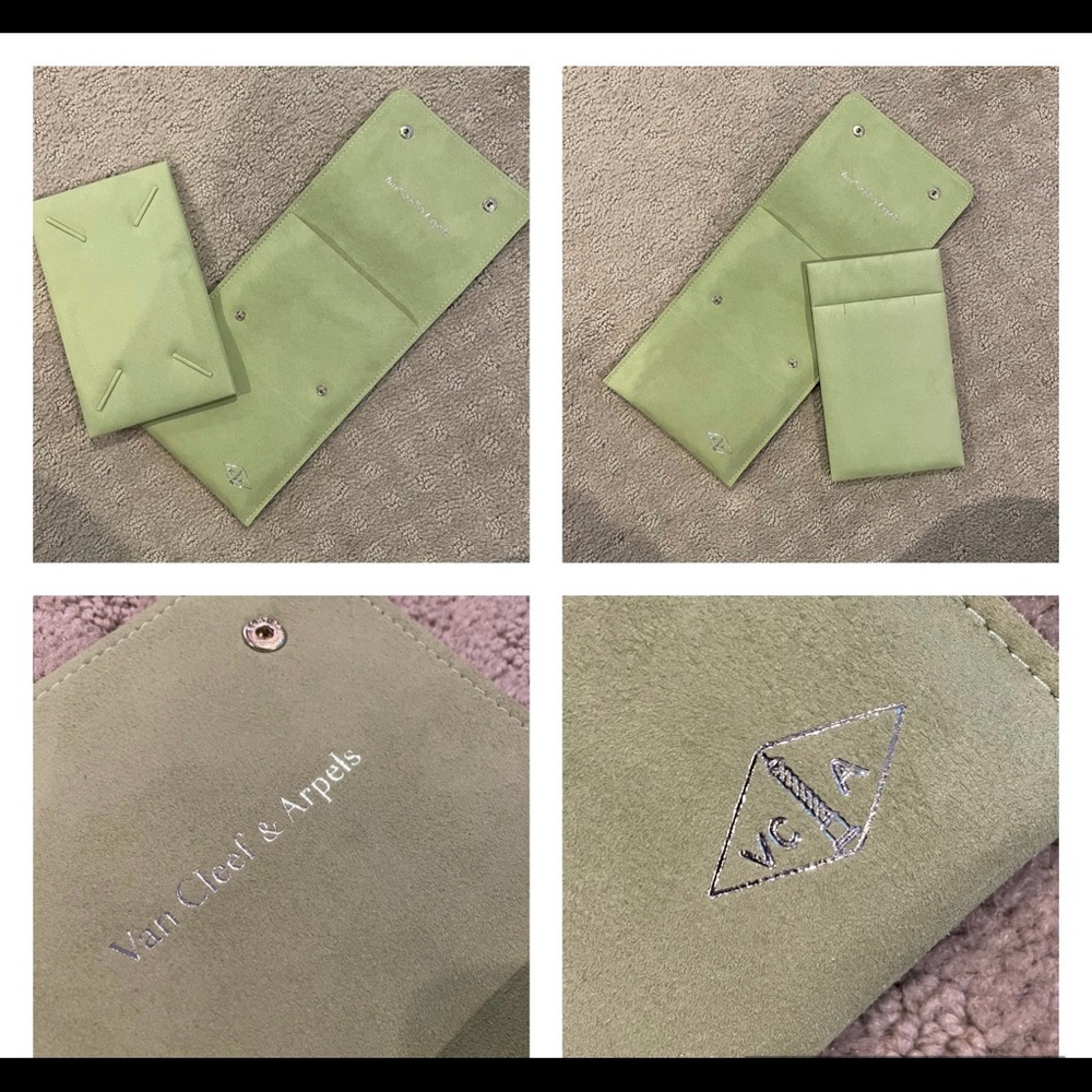💯 Authentic Large 🎁 Van Cleef & Arpels pouch